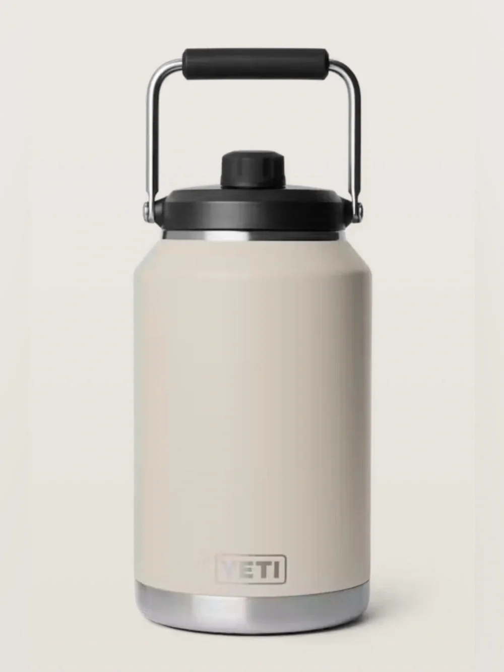 Yeti Cape Taupe Insulated 1 gallon Jug with Black Handle